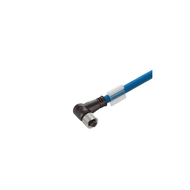 M12 90° female - open ended